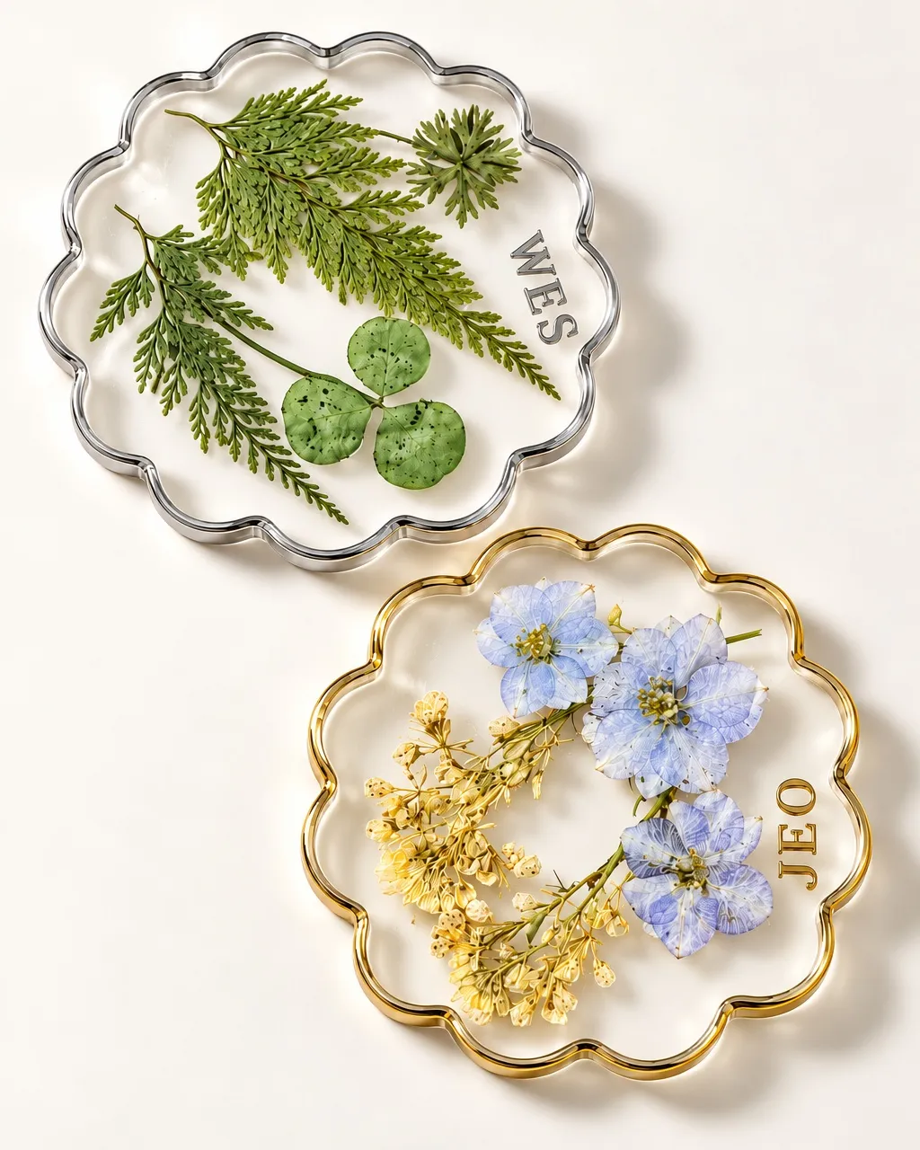 His & Hers Custom Resin Coasters — photo 2 of 2