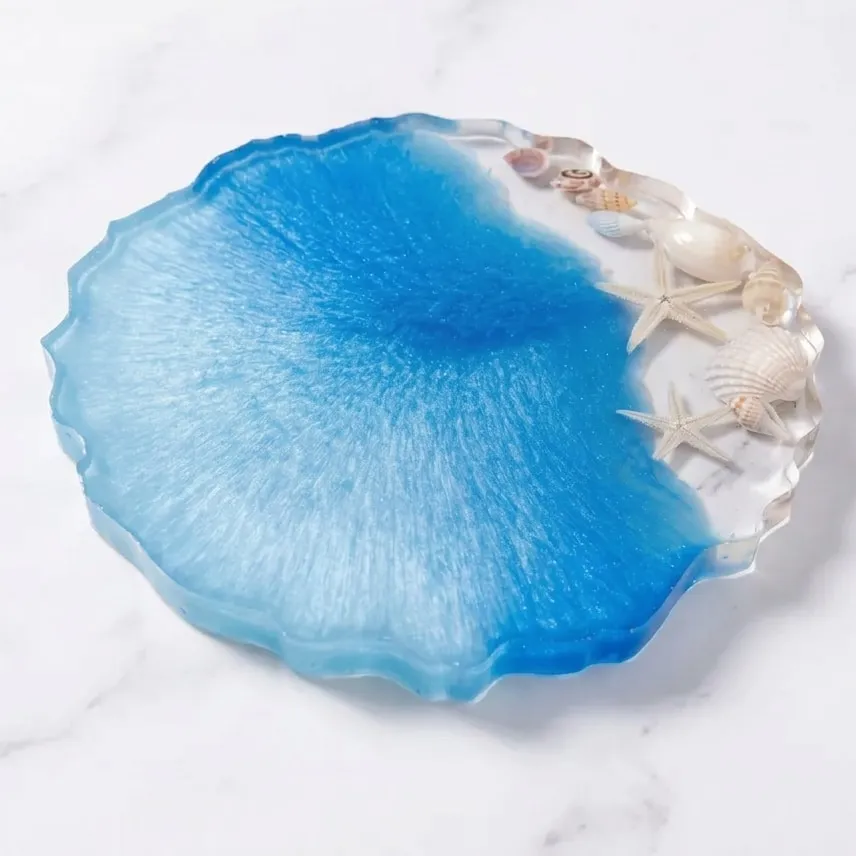 Sapphire Coast Resin Coaster — photo 2 of 5