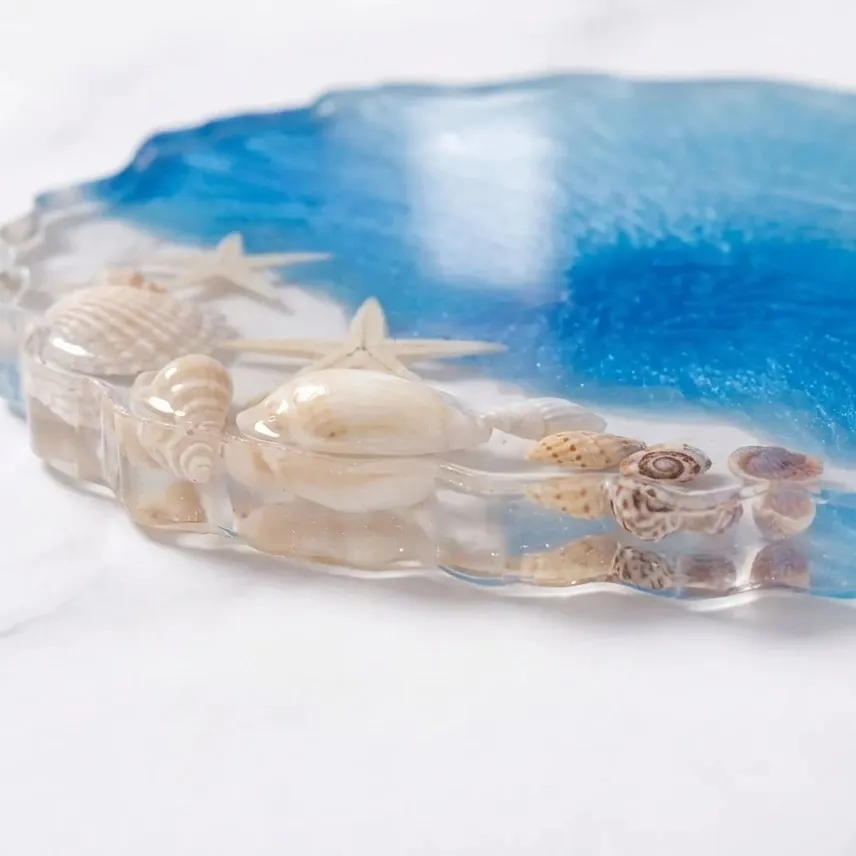 Sapphire Coast Resin Coaster — photo 3 of 5