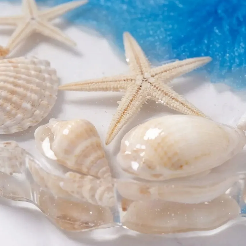 Sapphire Coast Resin Coaster — photo 4 of 5