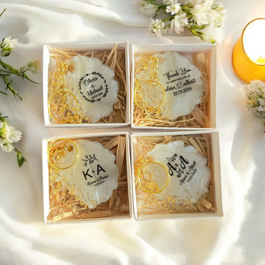 Epoxy Resin Magnet Wedding Favors for Guests